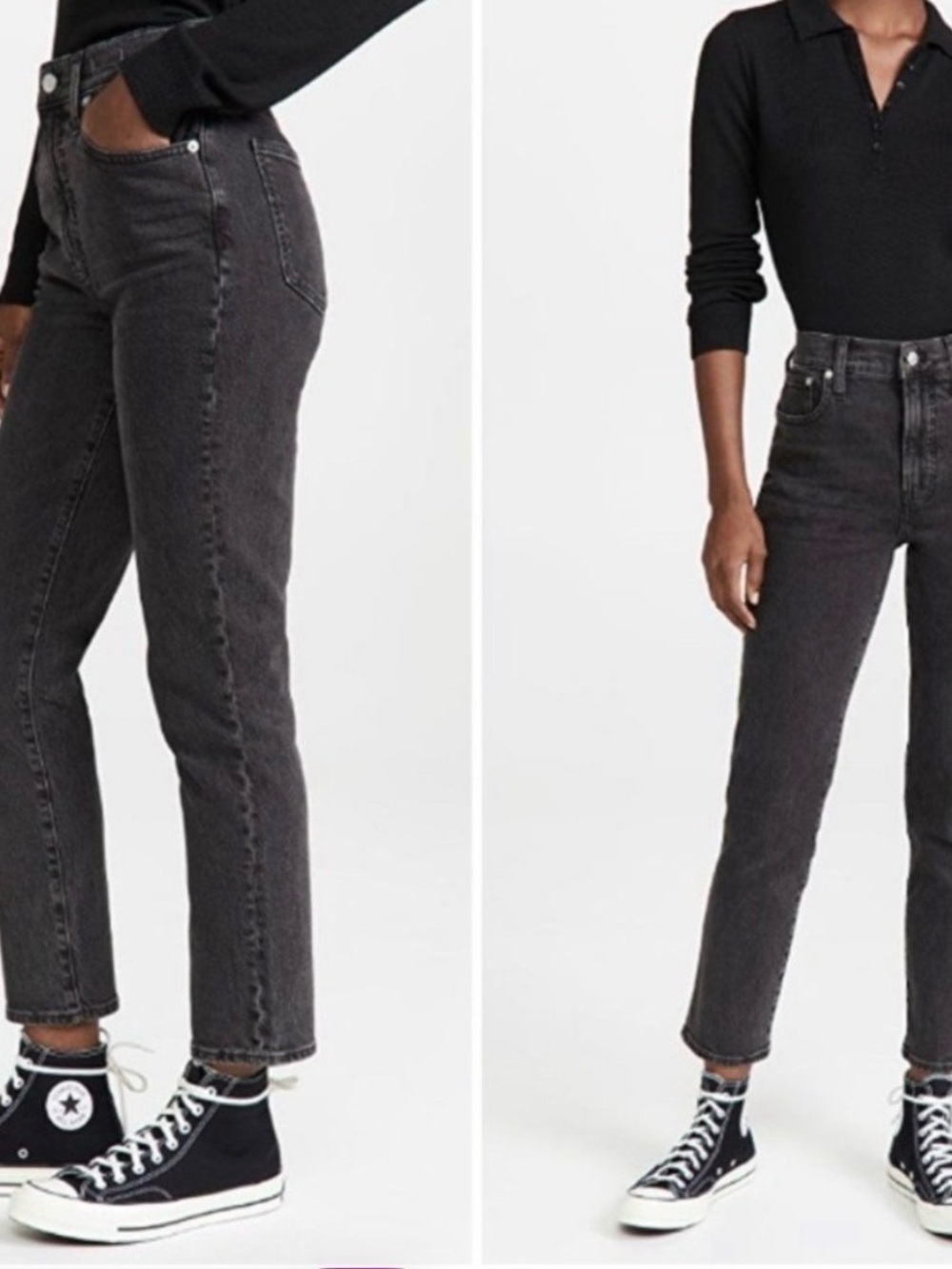 Madewell Perfect Vintage Jeans in Washed Black